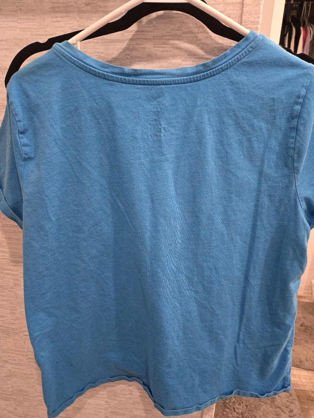 Blue Crewneck Short Sleeve St Johns Bay - Picture 3 of 3